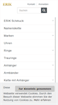 Mobile Screenshot of juwelier-erik.de